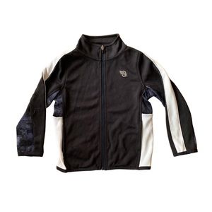 OshKosh B’Gosh Black/White Athletic Zip Up
